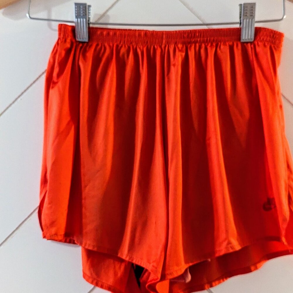 VTG 80s Orange Nike Sprinter Shorts Size M